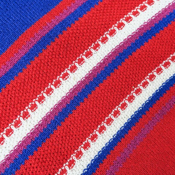 Vintage 60s James Kenrob Red White & Blue Sweater - Picture 6 of 9